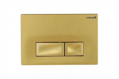 Creavit GP3006.00 Ore Панель смыва для унитаза, накладная, золото матовое