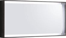 Geberit 500.570.JJ.1  Citterio Зеркало с подсветкой 1184х584х140 мм, структура рамки: темный дуб купить  в интернет-магазине Сквирел