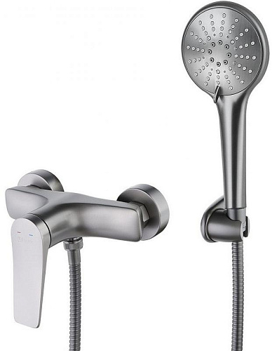 Lemark LM3703GM Bronx Смеситель для душа, графит