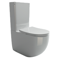 Ceramica Nova CN4001-B Metropol Rimless Чаша унитаза напольного/пристенного, 36.5х62 см, глубокий смыв, белая