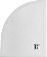 BelBagno Uno TRAY-MR-UNO-RH-120/80-550-35-W-R-CR Душевой поддон