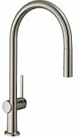 Hansgrohe 72800000 Talis M54 210 Смеситель для кухни, с вытяжным душем, хром