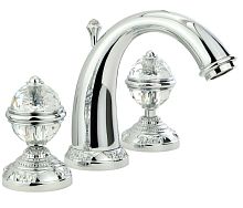 Migliore 30941 Cristalia Смеситель для раковины, ручки Crystal/хром