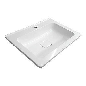 Эстет ФР-00014679 Kare Luxe Раковина накладная 60х45 см, белый матовый