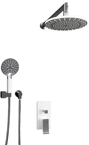 WasserKRAFT ALLER 1060 WHITE A16067WHITE Встраиваемая душевая система