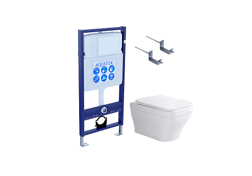 Aquatek АМАДЕО SET AQUATEK АМАДЕО KKI2 Инсталляция с подвесным унитазом Aquatek АМАДЕО SET AQUATEK АМАДЕО KKI2 Инсталляция с подвесным унитазом