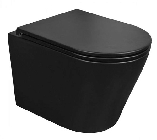 Azario TERAMO AZ-0053-UQ3-MB Унитаз подвесной