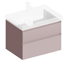Kerama Marazzi CU.70/MAL Cubo Тумба под раковину подвесная 70х47 см, мальва матовый