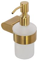 Cezares STYLUS-SOIS-V-BORO Диспенсер для мыла подвесной, стекло, исполнение брашированное золото
