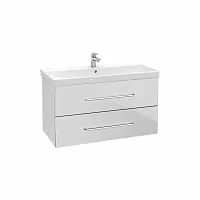 Villeroy & Boch A89200B4 Avento Тумба под раковину 98х49 см, белый кристал (Crystal White) купить  в интернет-магазине Сквирел