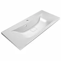 BelBagno BB1000/445-LV-MR-PR Раковина из литьевого мрамора 100х45 см, белая