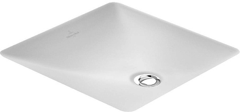 Villeroy & Boch 616210R1 Loop&Friends Раковина под столешницу 41х41 см, альпийский белый CeramicPlus