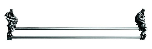 Art & Max Romantic AM-B-0818-T двойной полотенцедержатель  romantic am-0818-t  купить в интернет-магазине Сквирел