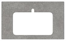 Kerama Marazzi PL2.DL500920R/80 Plaza Столешница для раковин, встраиваемых сверху, 80 см, Фондамента/серый камень
