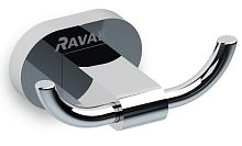 Ravak X07P186 Chrome CR 100.00 Крючок двойной, хром купить  в интернет-магазине Сквирел