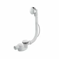 Jacob Delafon E6D006-CP Bain-Douche Слив-перелив для ванны, белый/хром