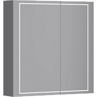 Aqwella SLX0407 Simplex Зеркальный шкаф 70х70 см с сенсорным выключателем и регулятором освещенности, белый