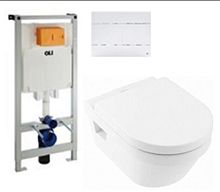 OLI  Промо комплект №57 Сет  инсталляция+унитаз+клавиша+сиденье