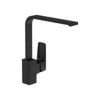 Vitra A4275336EXP Root Square Смеситель для кухонной мойки, матовый черный