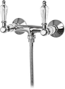 Cezares DIAMOND-DS-02-Sw Смеситель для душа, бронза/ручки Swarovski