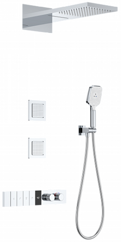 Wonzon & Woghand WW-D4538-A-CR Душевая система с термостатом Wonzon & Woghand WW-D4538-A-CR Душевая система с термостатом