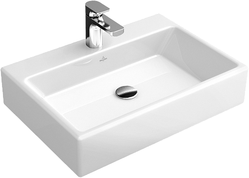 Villeroy & Boch 513550S0 Memento Раковина на столешницу 50х47 см, черный глянцевый (Glossy Black) CeramicPlus