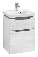 Villeroy & Boch A90610E8 Subway 2.0 Тумба под раковину 44х35 см, дерево белое (White Wood) купить  в интернет-магазине Сквирел