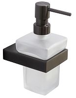 Cezares SLIDER-SOIS-V-GM Диспенсер для мыла подвесной, стекло, исполнение оружейная сталь