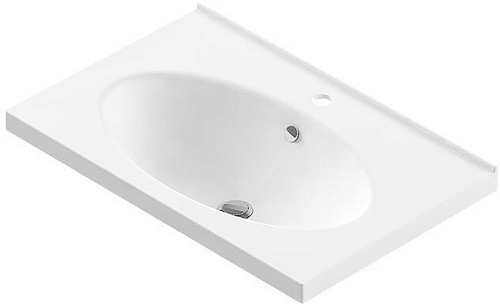Sanita Luxe NXT70SLWB01 Next 70 F01 УП Умывальник накладной 72х48 см, белый