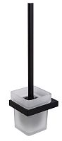 Cezares SLIDER-TBS-V-NOP Ёршик для унитаза, подвесной, стекло, исполнение черный матовый купить  в интернет-магазине Сквирел