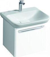 Geberit myDay Y824060000 Шкафчик под раковину 495х410х405 мм, 1 ящик с подсветкой, белый глянец купить  в интернет-магазине Сквирел