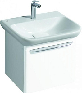 Geberit myDay Y824060000 Шкафчик под раковину 495х410х405 мм, 1 ящик с подсветкой, белый глянец