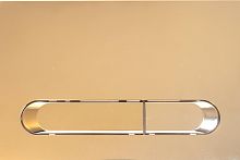 KKPol 350/PSG/050-00-00 M09 Смывная клавиша для инсталляции, золото глянец