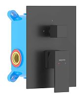 Aquatek AQ1646MB Либра Смеситель для ванны (внешняя и скрытая часть), черный матовый