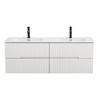 Cezares DUET DUET-N-1400-4C-SO-2-BL Тумба под раковину подвесная купить  в интернет-магазине Сквирел