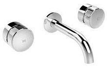 Fima Carlo Frattini F5601L/5HCR Texture Collection Смеситель для раковины, на 3 отверстия, хром