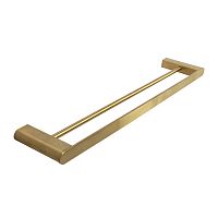 Cezares STYLUS-THD-60-BORO Полотенцедержатель двойной 60 см, исполнение брашированное золото