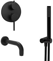 Paini 78PZSET26911BATH Cox Комплект на 2 потребителя, для ванны с ручным душем, черный брашированный PVD (PJ)