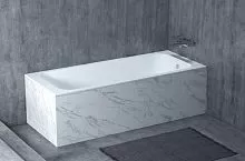 Salini 102121M Orlando KIT Ванна встраиваемая, 170х70 см, материал S-Stone - матовой