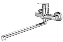 IDDIS, ZODSBL2i10WA Zodiac Смеситель для ванны, с длинным изливом, с керамическим дивертором, глянцевый хром