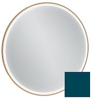 Jacob Delafon EB1290-S47 ODEON RIVE GAUCHE Зеркало 90 см, с подсветкой, рама сине-зеленый сатин