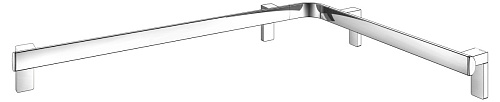 Keuco AXESS 35011018602 Поручень купить недорого в интернет-магазине Сквирел