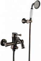 Lemark LM6302RB Peretto Смеситель для ванны, черный кофе