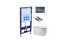 Aquatek Мия SET AQUATEK МИЯ Т-033 4в1 Комплект: Унитаз, Инсталляция, Кнопка смыва