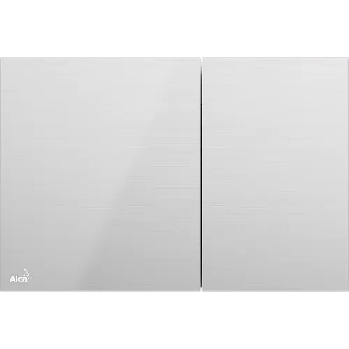 AlcaPlast FLAT INOX AIR Кнопка смыва, металл матовый голубой