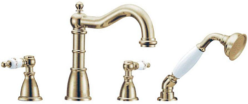 Boheme 394 Provanse Смеситель на борт ванны, врезной, бронза Boheme 394 Provanse Смеситель на борт ванны, врезной, бронза