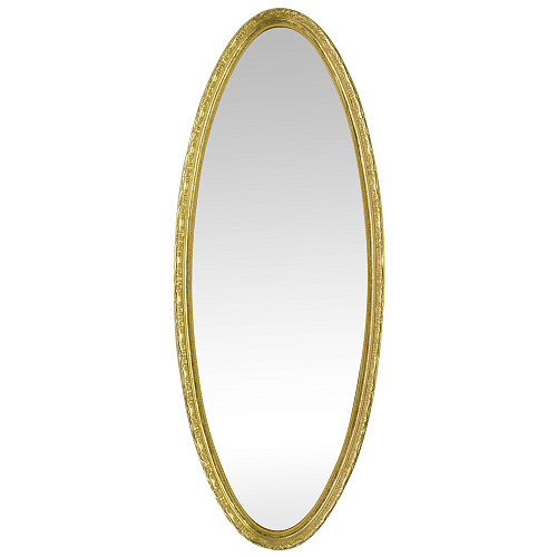 Migliore 30593 Зеркало овальное 133х52х4.5 см, золото купить  в интернет-магазине Сквирел