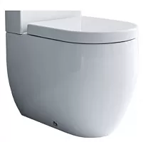 Kerasan 3117 bi Flo Р Унитаз моноблок (чаша) 36х60 см, слив в стену, белый