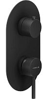 Nobili WE81102/TBM Live Смеситель для душа, 2 режима (внешняя часть), velvet black Nobili WE81102/TBM Live Смеситель для душа, 2 режима (внешняя часть), velvet black