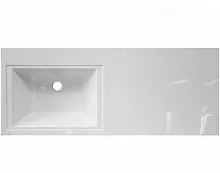 Эстет ФР-00001490 Dallas Раковина из литьевого мрамора 120х48 см L, белая